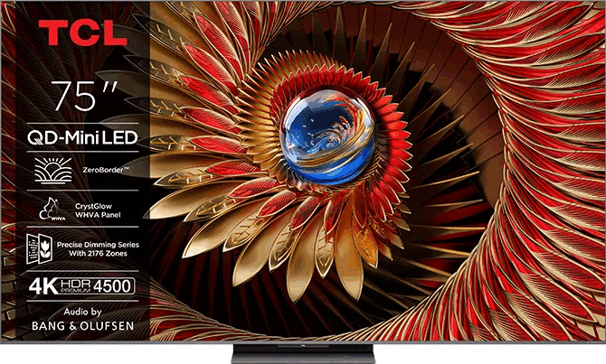 TCL 75" 75C8K 16:9 4K UHD QLED Smart Google TV