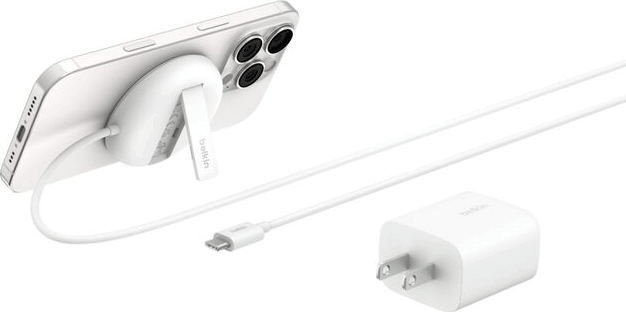 Belkin WIA011KQWH BOOST Charge Pro Qi2 Airpods és Telefon Wireless mágnesesen Töltő 15W - Fehér