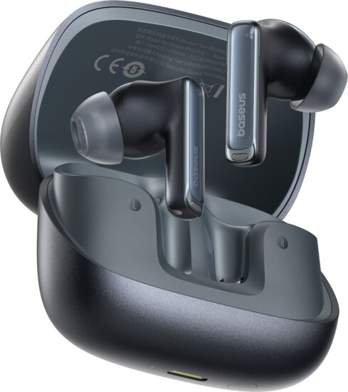 Baseus Bowie M2s Ultra Bluetooth Fülhallgató Headset Töltőtokban - Fekete Baseus Bowie M2s Ultra Bluetooth Fülhallgató Headset Töltőtokban - Fekete