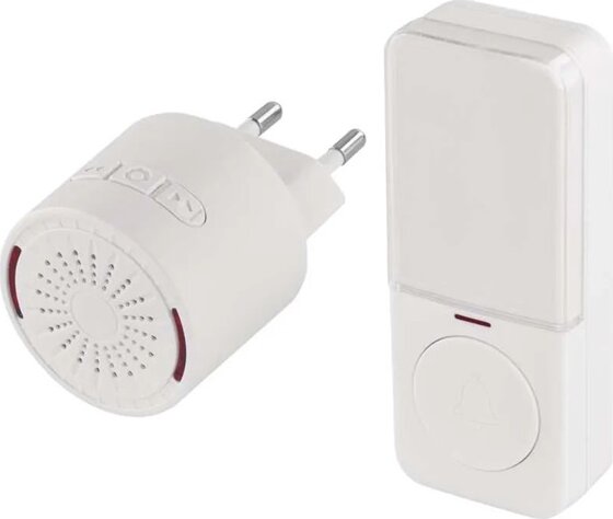 Emos P5734 Vezeték Nélküli Elemes Csengő - Fehér