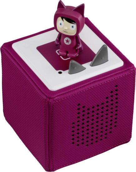 Tonies Toniebox Starterset gyermek hangdoboz 3 Watt - Málna színű