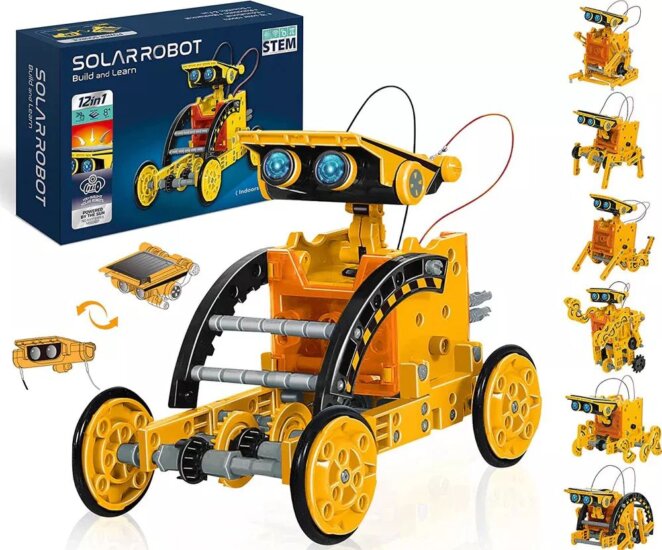 Solar robot 12 az 1-ben építs és tanulj! oktató játék