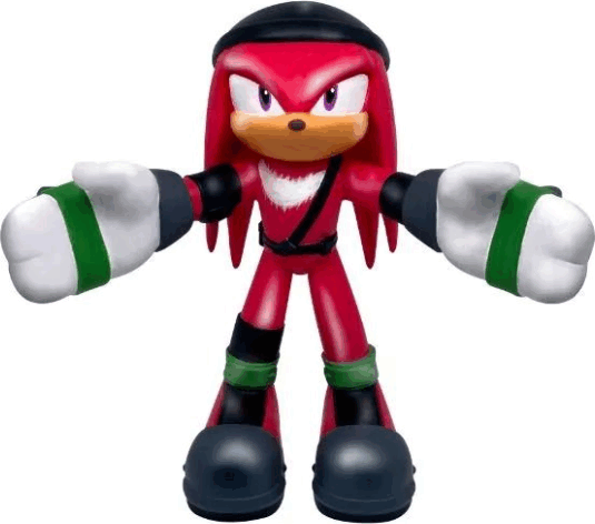 Diramix Monsterflex Sonic a sündisznó nyújtható figura 12cm - Knuckles