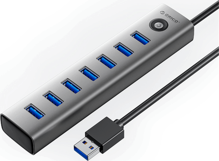 Orico CL7U-U3-10-GY-BP USB-A 3.0 7-port HUB (7xUSB-A)