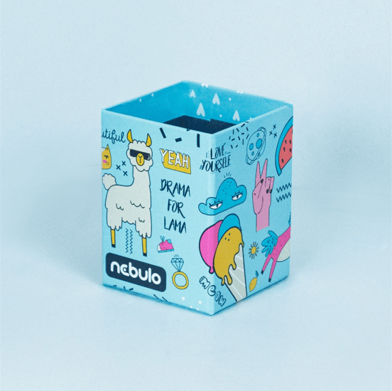 Nebulo Girl Power Papír Írószertartó - Mintás