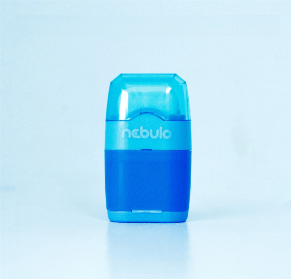 Nebulo R+HKT-1 Dupla tartályos kétlyukú hegyező és radír - Több színű