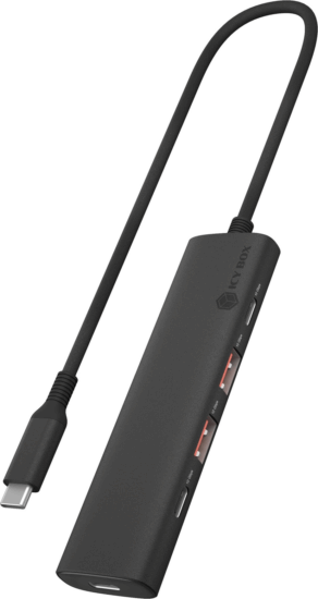 ICY BOX IB-HUB1437-CPD USB-C 5-port HUB 100W (2x USB-A 3.2 + 3x USB-C 3.2)