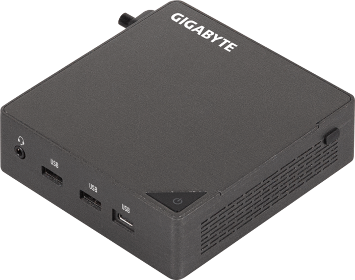 Gigabyte GB-BRU5-225H Brix Mini PC (Intel Core Ultra 5-225H / No RAM / No SSD / No OS) - Fekete