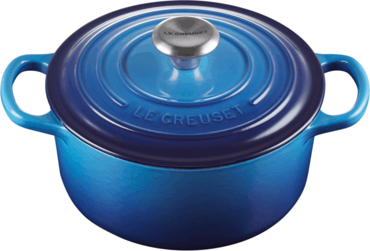 Le Creuset Signature Öntöttvas Lábas Fedővel Ø 18cm 1,8L - Kék