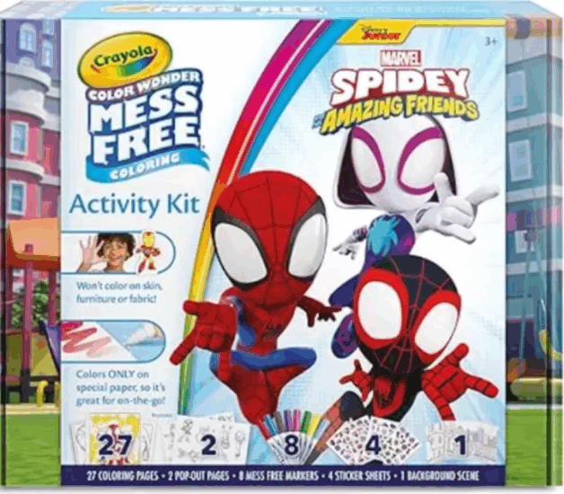 Crayola Color Wonder: Póki 40+ darabos maszatmentes foglalkoztató készlet