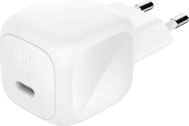 Belkin WCA013KQWH BOOST Charge USB-C Hálózati gyorstöltő 45W - Fehér