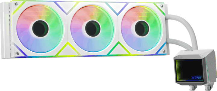 Adata XPG Levante II 360 360mm RGB All In One Univerzális CPU Vízhűtés - Fehér