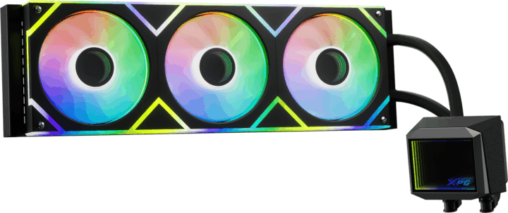 Adata XPG Levante II 360 360mm RGB All In One Univerzális CPU Vízhűtés - Fekete