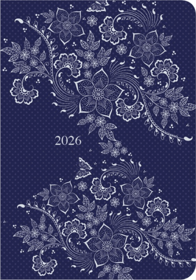 Kalendart Joy B6 2026 Heti beosztású határidőnapló - Virág mintás