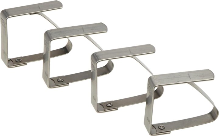 Gefu T22350 Rozsdamentes acél Asztalterítő rögzítő 4 darab - Inox