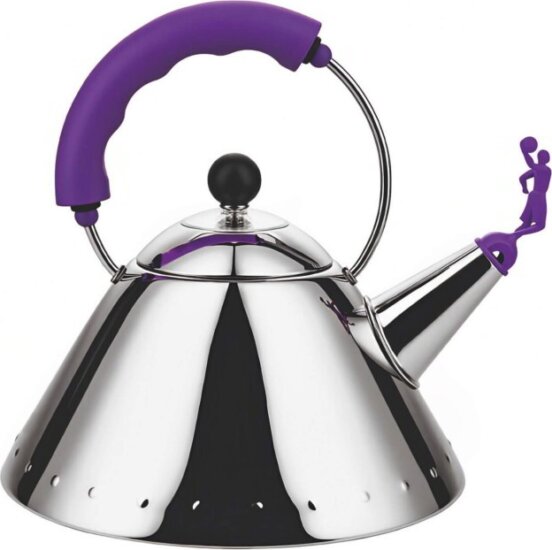 Alessi 9093 VA hagyományos Vízforraló 2L - Inox / Lila