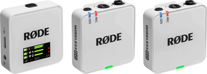 RØDE Wireless GO III Kétcsatornás Wireless Csiptetős mikrofon szett - Fehér