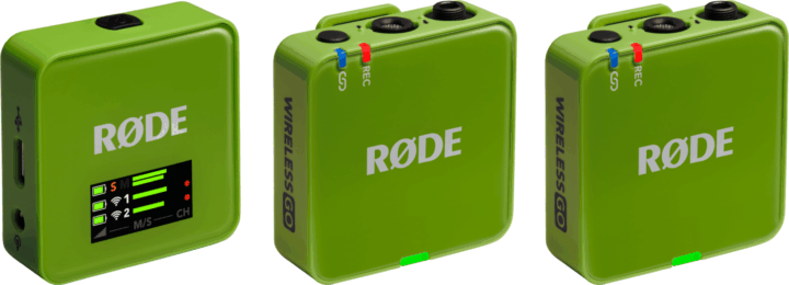 RØDE Wireless GO III Kétcsatornás Wireless Csiptetős mikrofon szett - Zöld