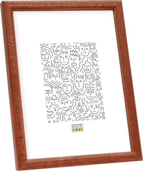 Deknudt S236H3 DIN A4 21 x 29,7cm Fa képkeret - Sötétbarna