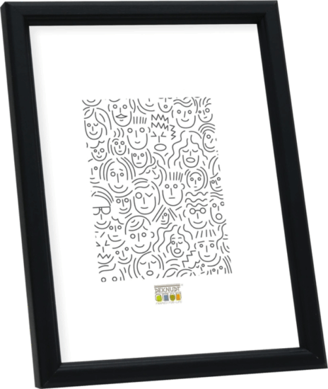 Deknudt S236K2 15 x 20cm Fa képkeret - Fekete