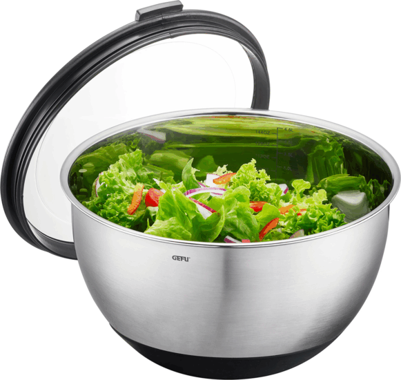 Gefu Muovo Rozsdamentes acél tál 24 cm - Inox