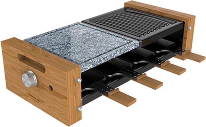 Cecotec Cheese&Grill 8400 Elektromos Asztali Grillsütő 1200 Watt - Fekete / Barna