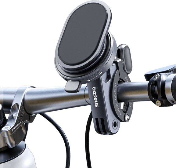 Baseus PrimeTrip Series mágneses Kerékpár telefontartó - Fekete