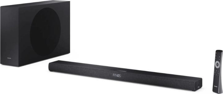 Sharp HT-SBW320 Soundbar 2.1 Hangprojektor Mélynyomóval 360W - Fekete Sharp HT-SBW320 Soundbar 2.1 Hangprojektor Mélynyomóval 360W - Fekete