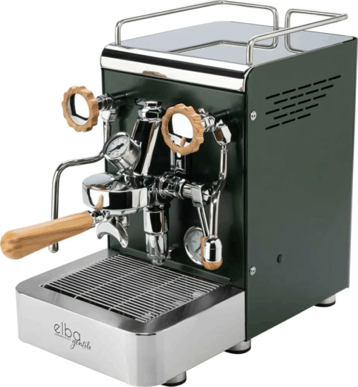 Elba RAL6009 Gentile Espresso Kávéfőző 1500 Watt - Zöld / Inox