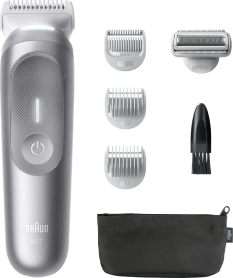 Braun BG 7550 Vezeték nélküli Akkus Nedves-Száraz Testszőrnyíró - Szürke