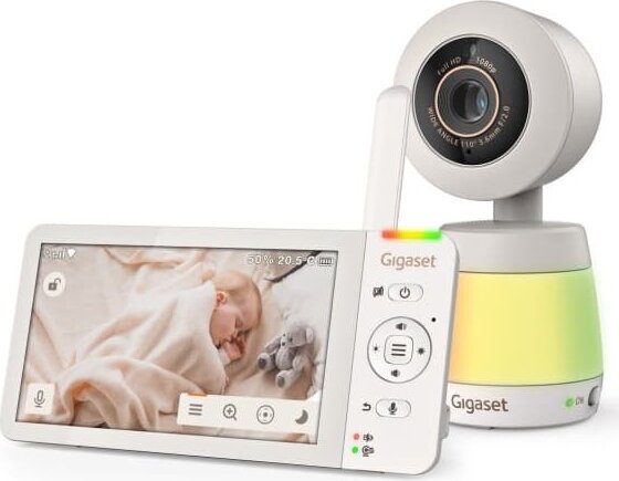 Gigaset Baby 700 Wireless Akkus Digitális Babamonitor Bébiőr - Krém / Bronz