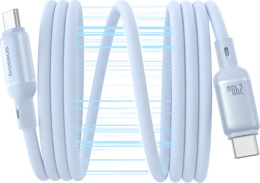 Baseus PicoGo USB-C apa - USB-C apa mágneses töltő kábel 1m - Kék