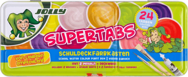 Jolly Supertabs 24 színű vízfesték készlet