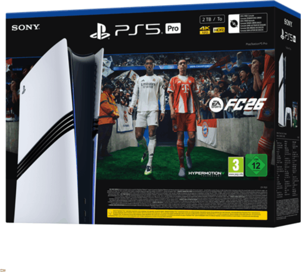 Sony PlayStation 5 2TB Pro + FC 26 Bundle - Fehér