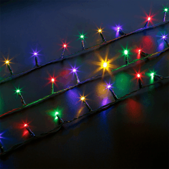 @home 59766 Kültéri Beltéri Color LED fényfüzér 5m - RGB