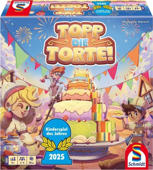Schmidt Spiele Topp die Torte! családi társasjáték