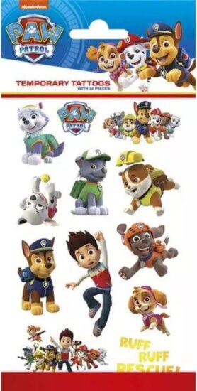 Totum Mancs őrjárat Lemosható tetoválás