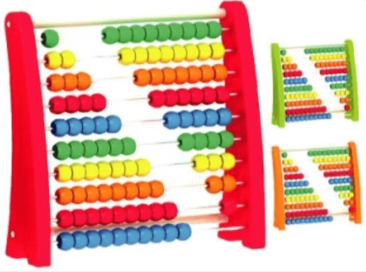 Fa számoló szivárványos abakusz - Többféle