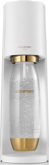 Sodastream SM Terra Szódagép 1L palackkal és CO2 patronnal - Fehér / Arany