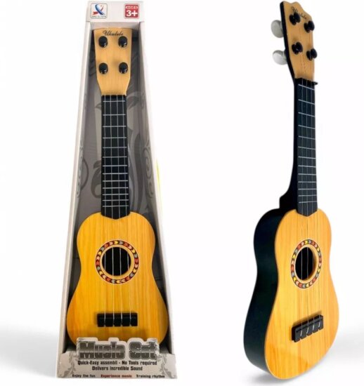 Music Set 4 húros mini gitár 15x46 cm - Többféle Music Set 4 húros mini gitár 15x46 cm - Többféle