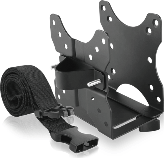 ICY BOX IB-MSA102-VM MultiMount MiniPC tartó - Fekete