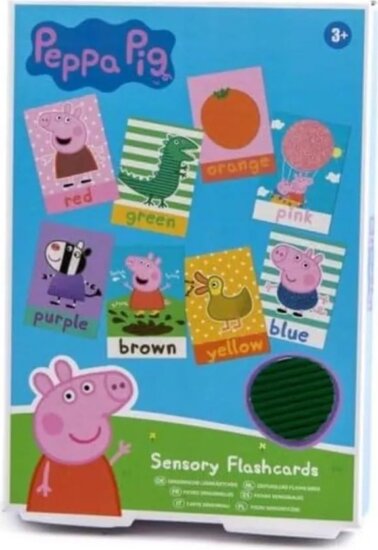 Peppa malac Szenzoros kártyák fejlesztő játék