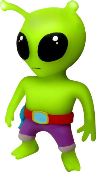 Diramix Monsterflex Stumble Guys 2. széria nyújtható figura 12cm - Green Alien