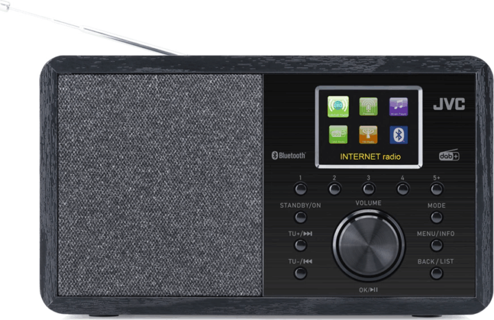 Jvc RAE814B Internet Rádió - Fekete