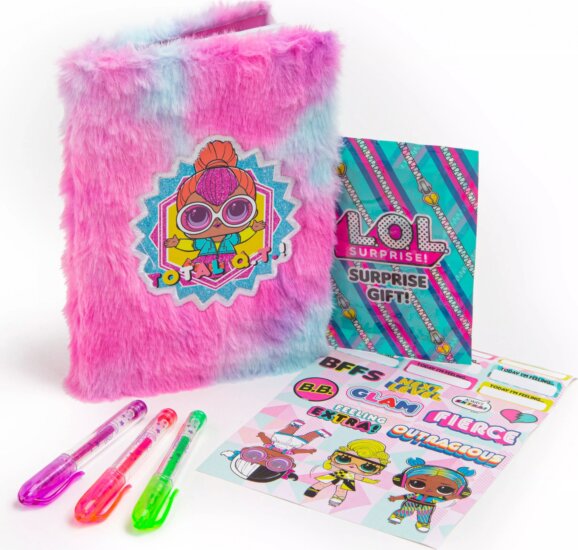 L.O.L. Surprise Szőrmével borított kreatív mini napló készlet