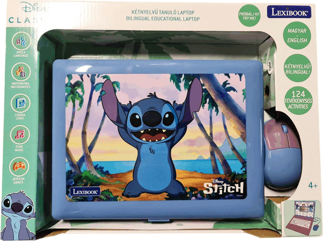 Lexibook Stitch oktató laptop magyar és angol nyelvű