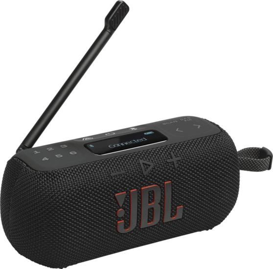 JBL Tuner 3 Bluetooth Hordozható Rádiós Hangszóró FM/DAB 7W - Fekete JBL Tuner 3 Bluetooth Hordozható Rádiós Hangszóró FM/DAB 7W - Fekete