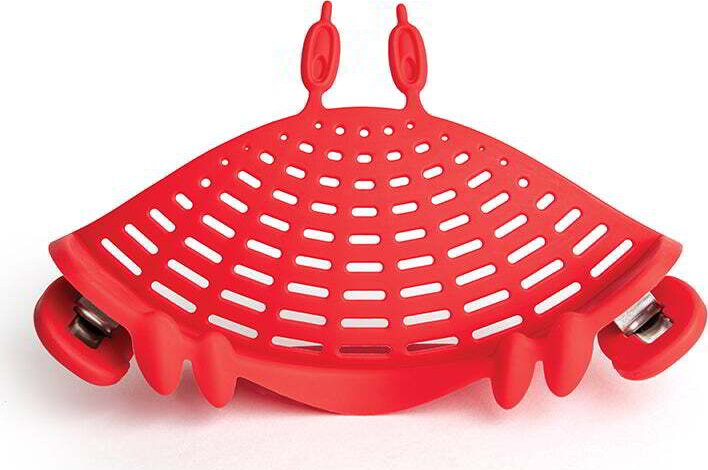 OTOTO Crabby Topfsieb Szűrőedény Főzéshez és Tészta Szűréshez - Piros