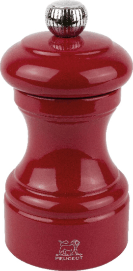 Peugeot Bistro Manuális Sóőrlő 10 x 5 cm - Piros