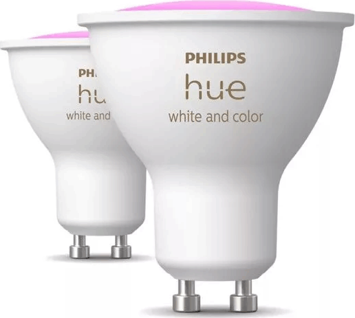 Philips Hue LED Okos Izzó 4.2W GU10 400lm 6500K - RGB